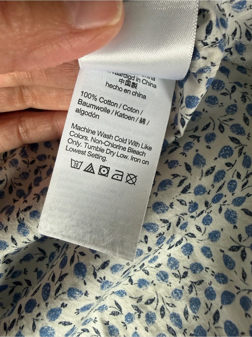 J. Crew Liberty of London Classic Fit Shirt, Floral, size 0